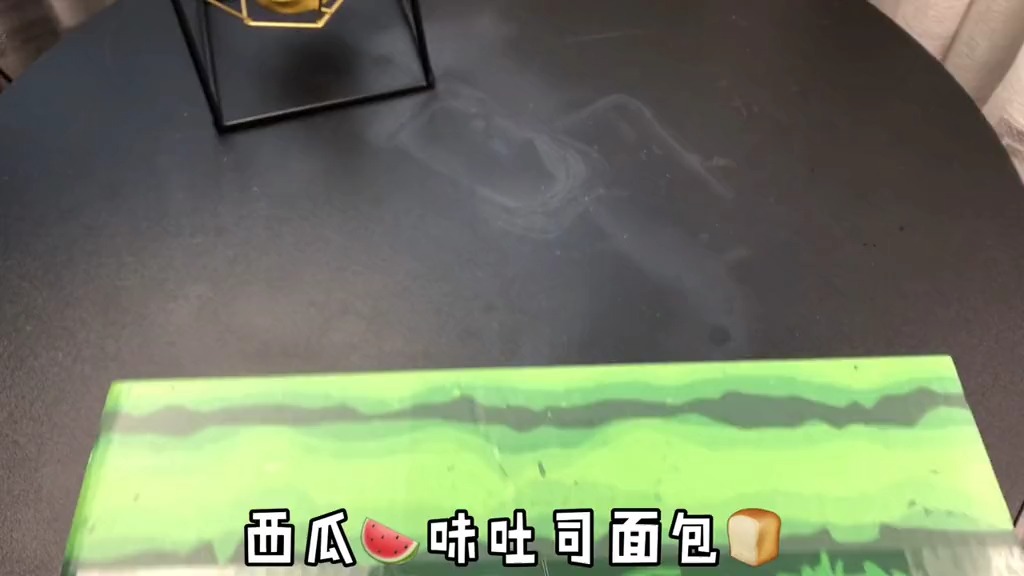 西瓜味的吐司面包你吃过吗面包