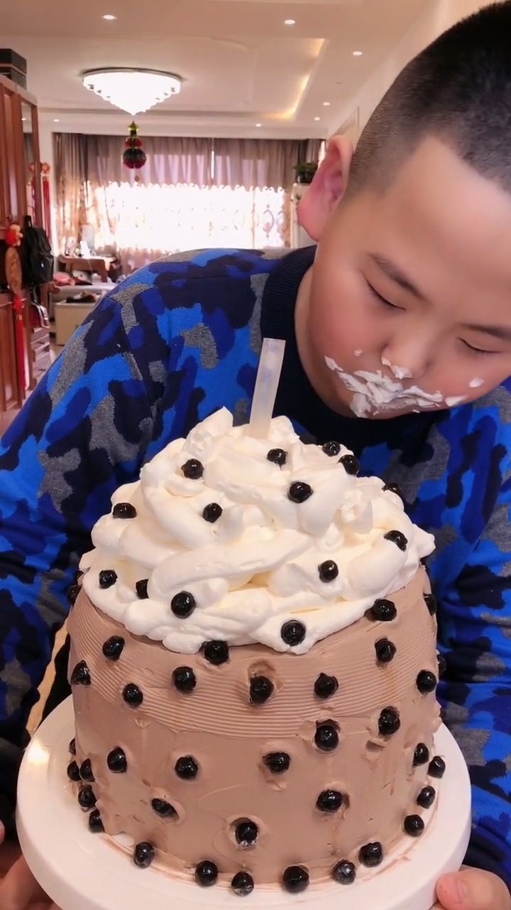 #美食#美味的珍珠奶茶蛋糕