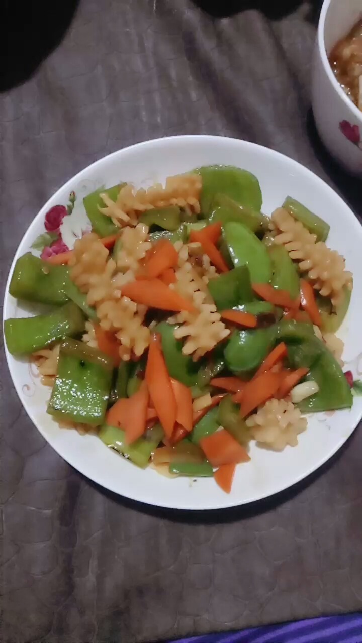 青炒目鱼花