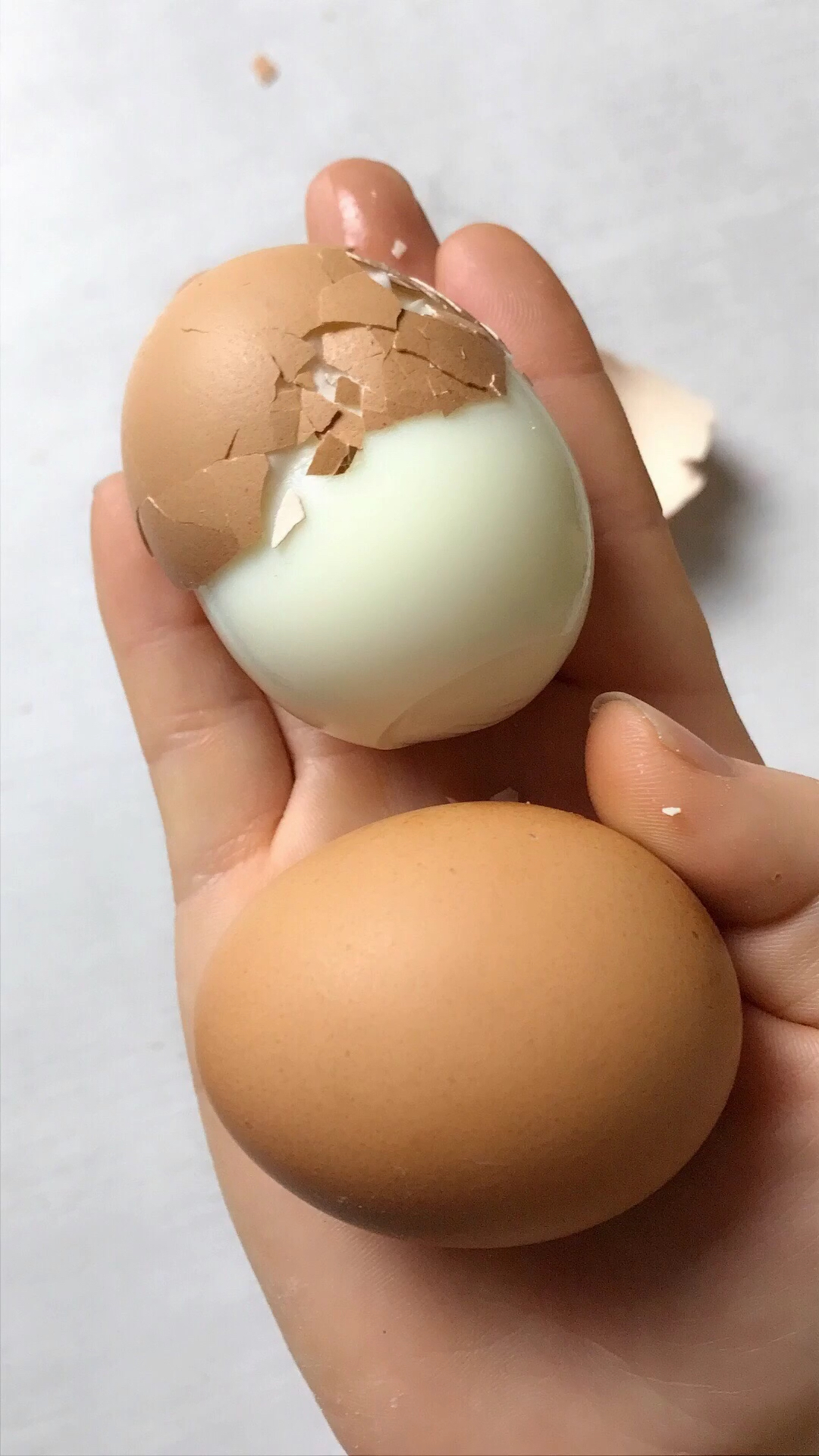 #家乡特色美食#快速剥离鸡蛋壳,三秒钟一个,简单快速