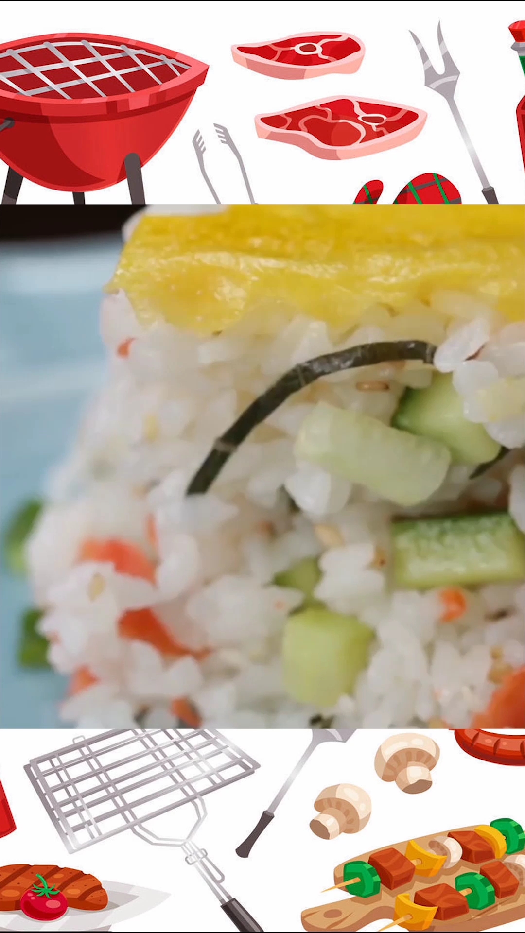 教你怎么做八宝米蛋糕～