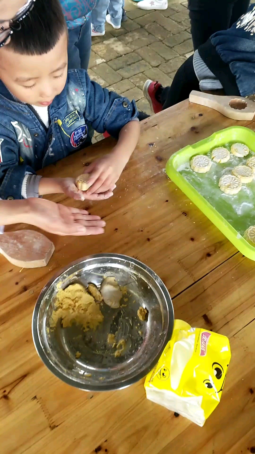 自己做的南瓜饼
