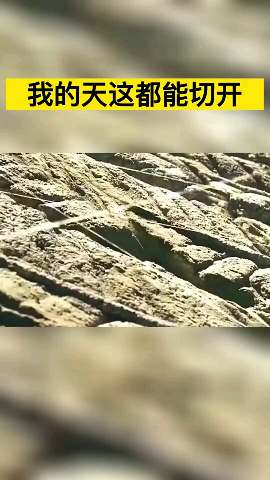 我的天这都能切开