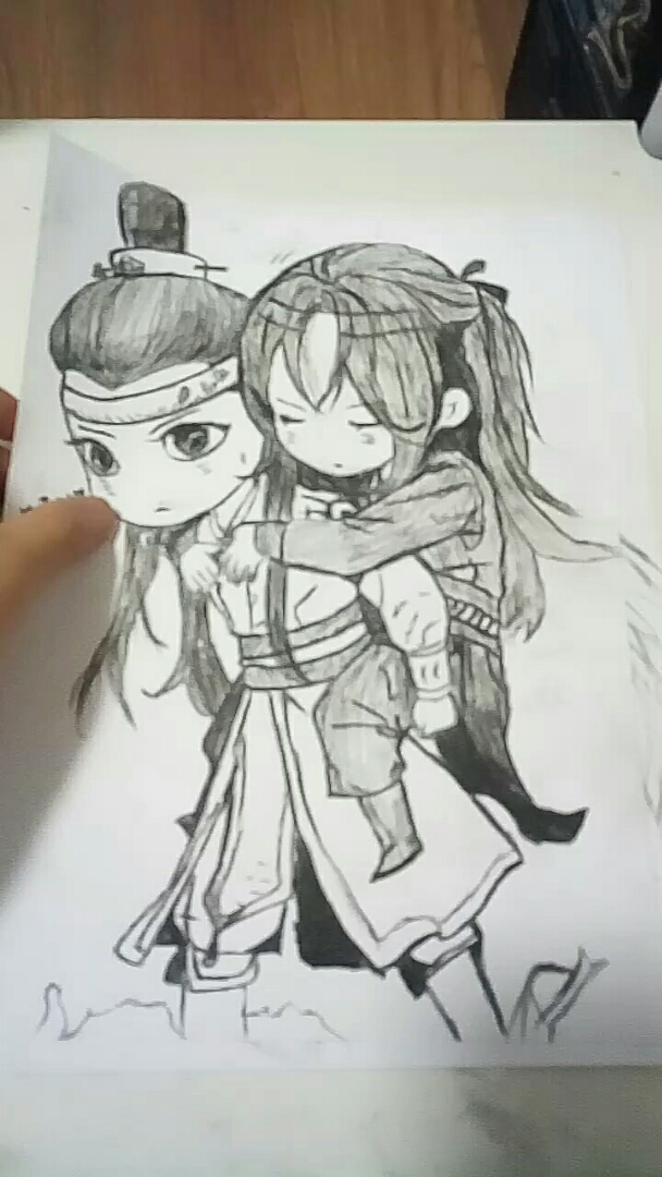 发个库存,一副幅作品!魔道祖师见证每一天!