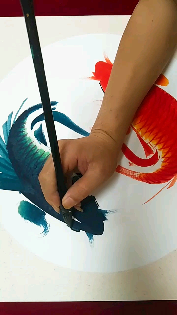 太极鱼画好了