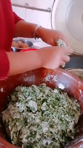 #好物推荐#红薯叶子窝窝的做法………