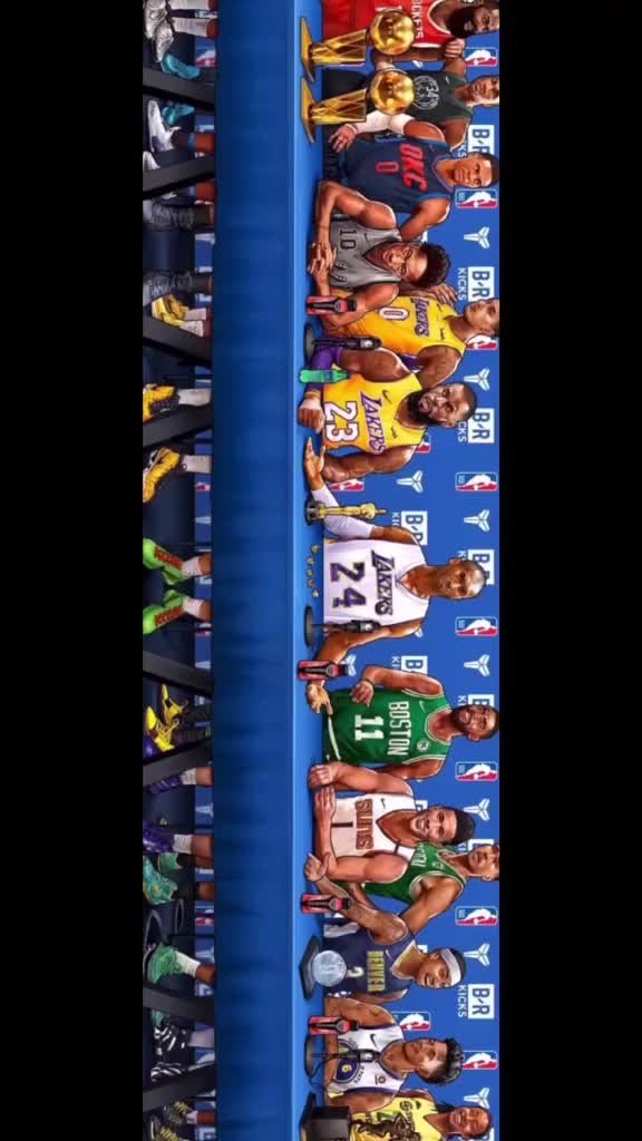 #我要上热门《NBA版最后的晚餐》#科比和的12位鞋徒#经典nba