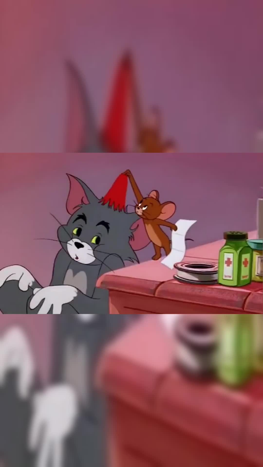 猫和老鼠:吃包子吗?长头上那种