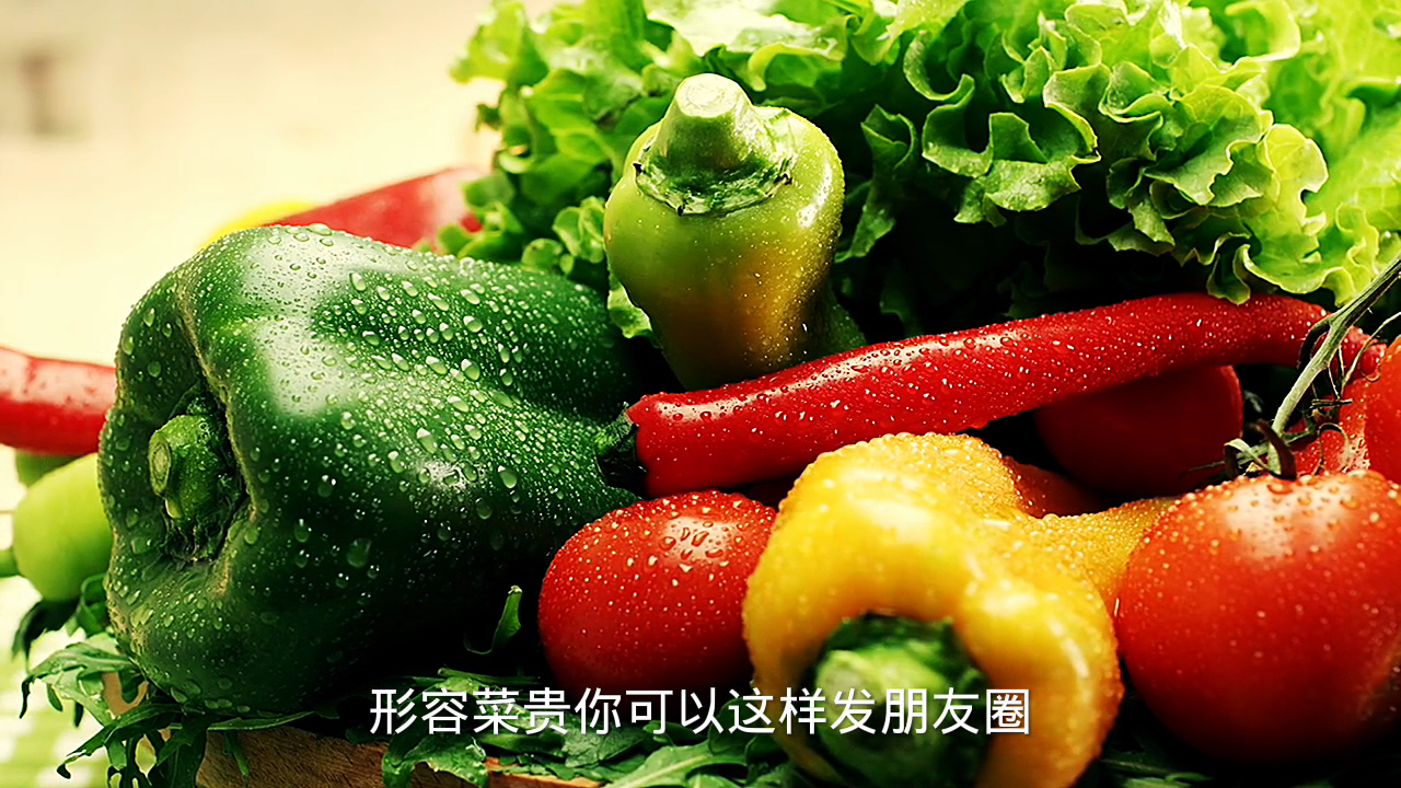 形容菜贵怎么发朋友圈?