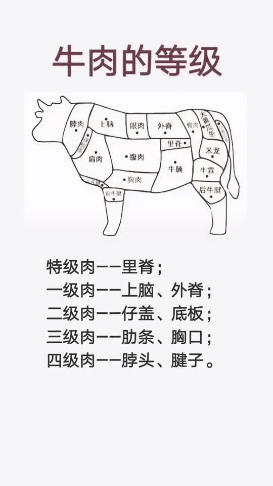 牛肉的等级