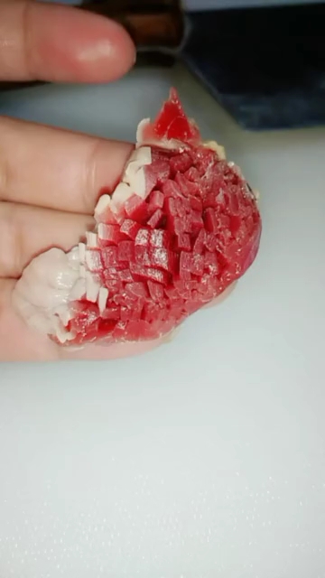 鸡胗花刀的切法