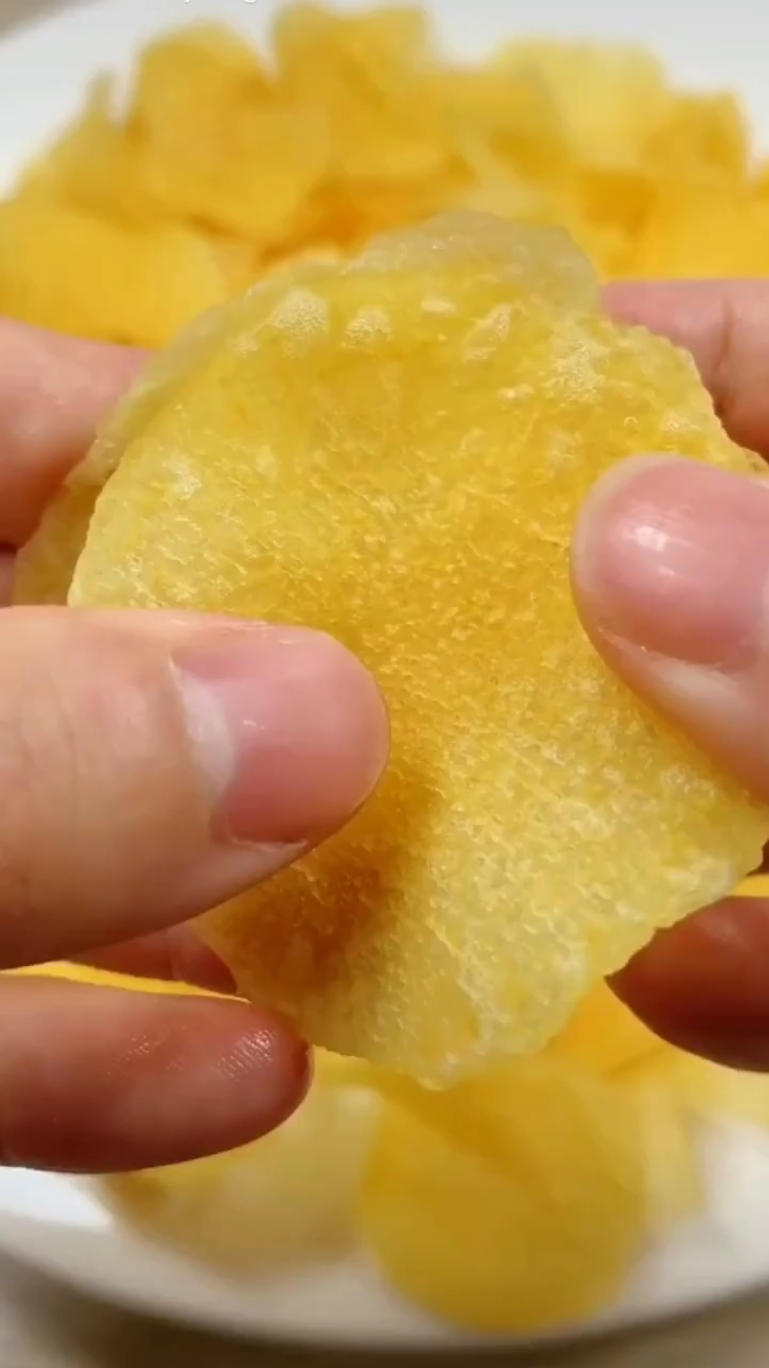 #音为有你#自制薯片!一口咬下去“嘎吱脆”