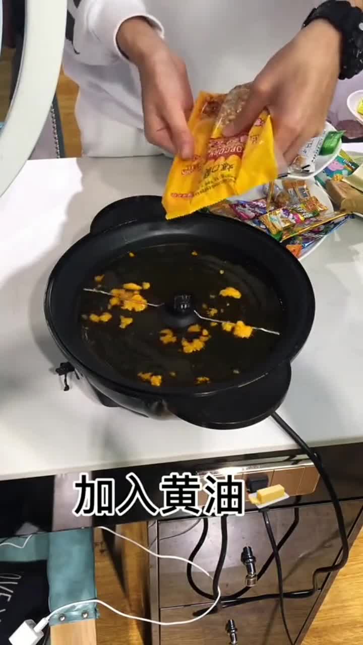 爆米花的制作过程,香飘四溢