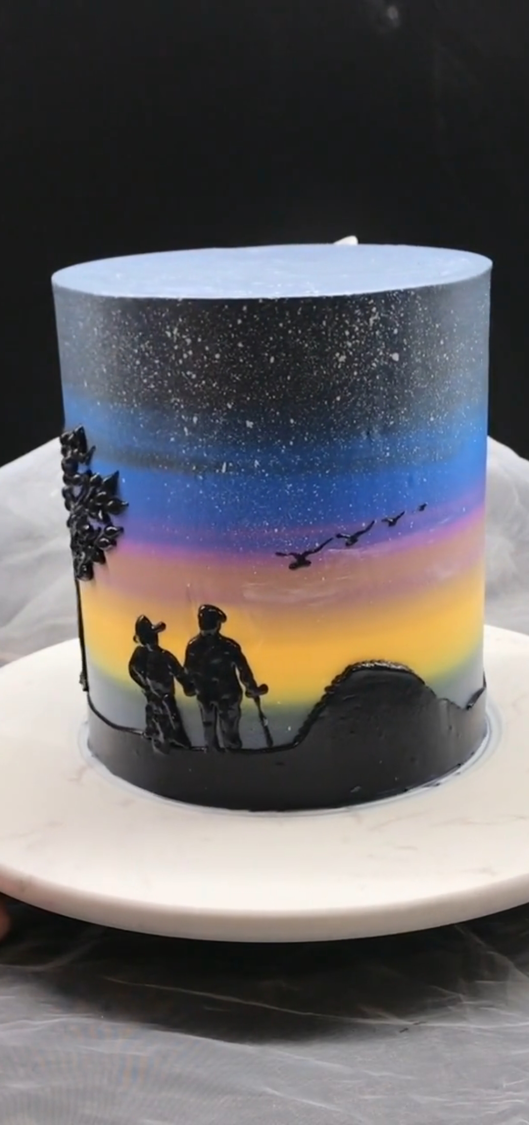 看到这个蛋糕画面,你会想起什么?