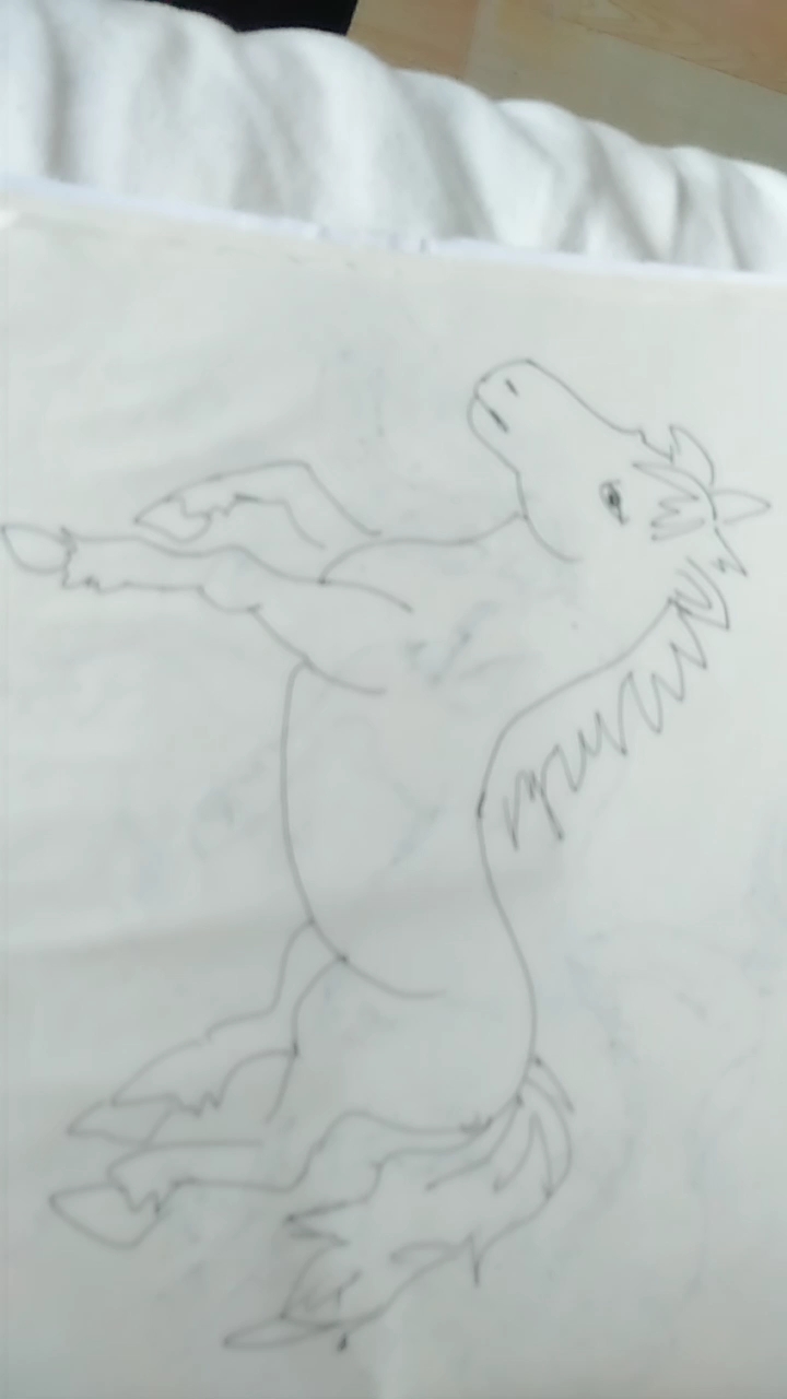 简笔画马97