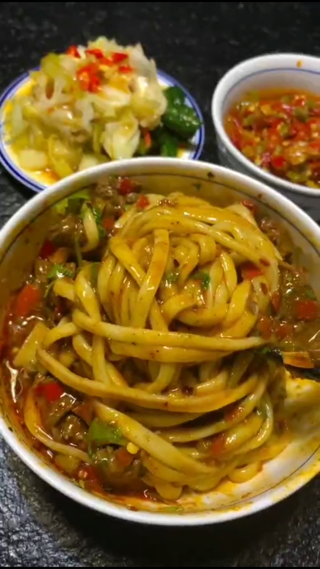 牛肉干拌面