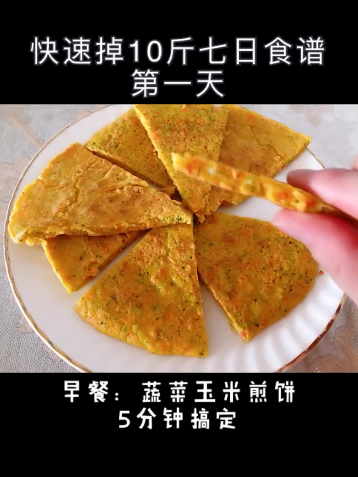 #我要上热门#快速掉十斤的七日食谱:早餐籍