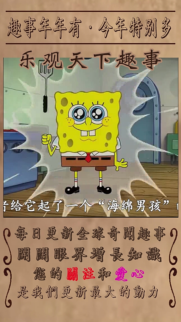 《海绵宝宝》不为人知的秘密之名字