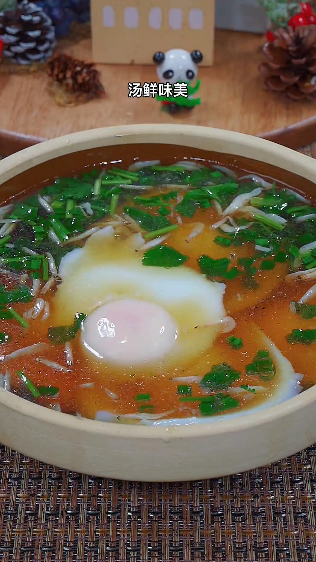 #美食#水煮荷包蛋,给宝宝当早餐吃,汤鲜味美,真的太好吃了