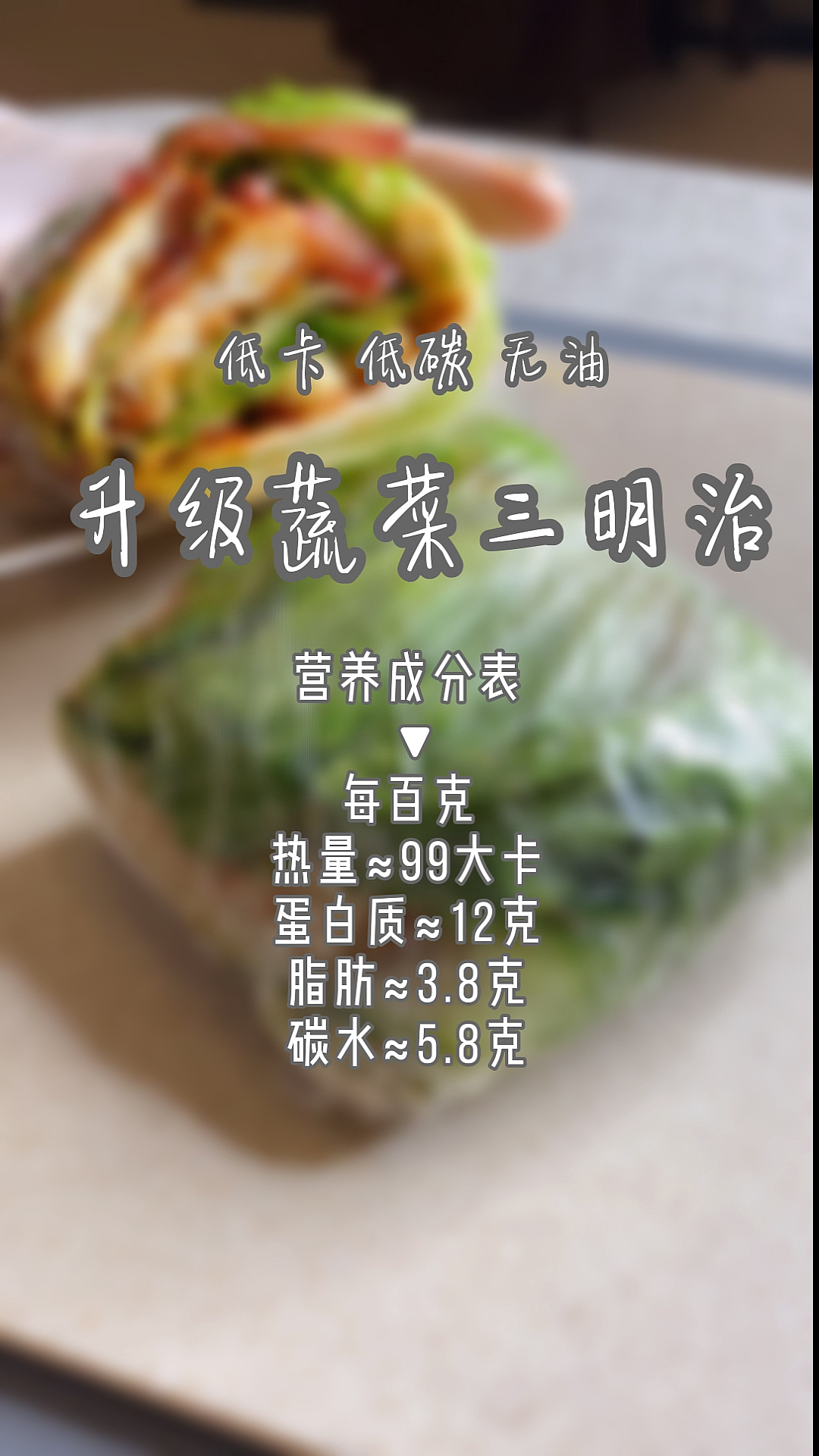 #瘦身减肥#尝一下升级版的蔬菜三明治吧,嘎嘣脆更好吃哦。#减肥##减脂餐#