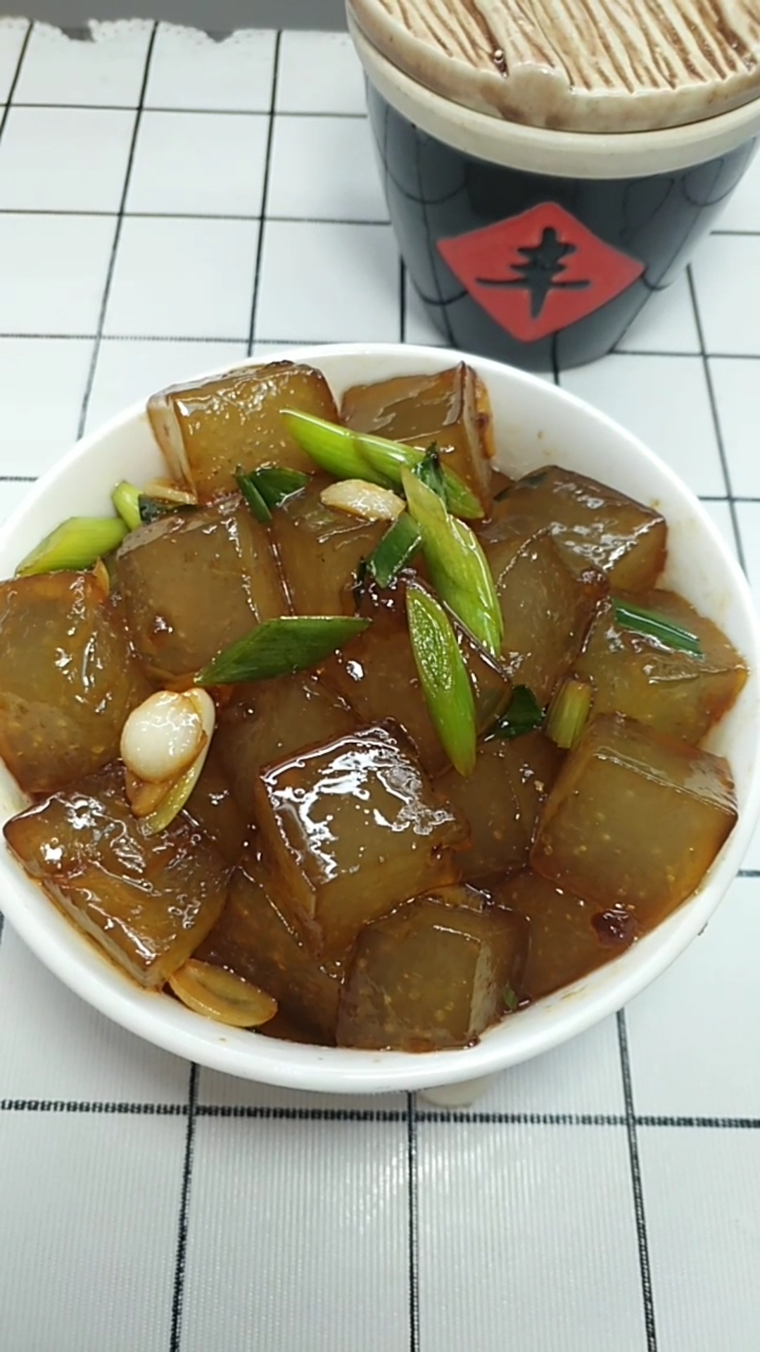 #家常菜#炒凉粉详细做法