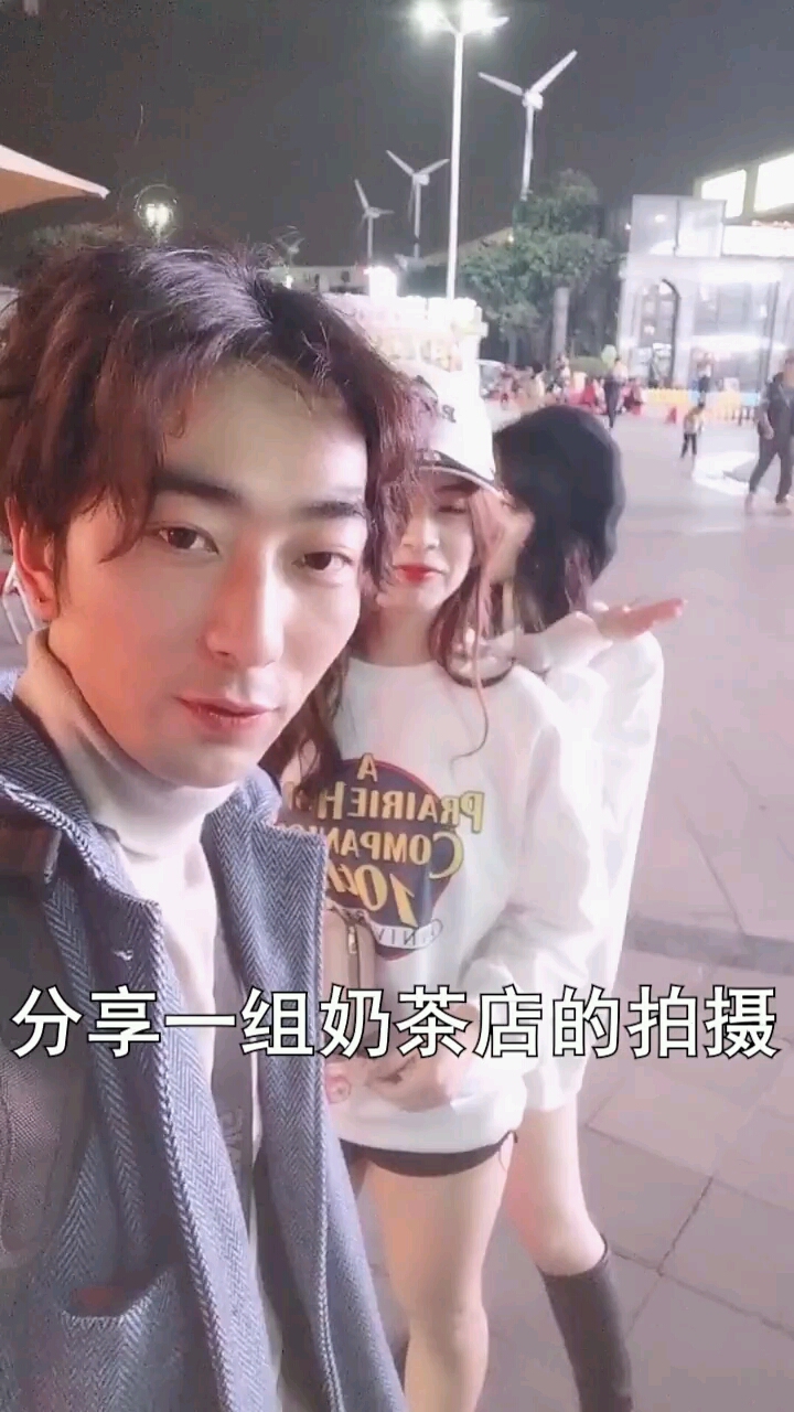#奶茶店跟老板说我们先拍再点奶茶然后拍完就直接撤