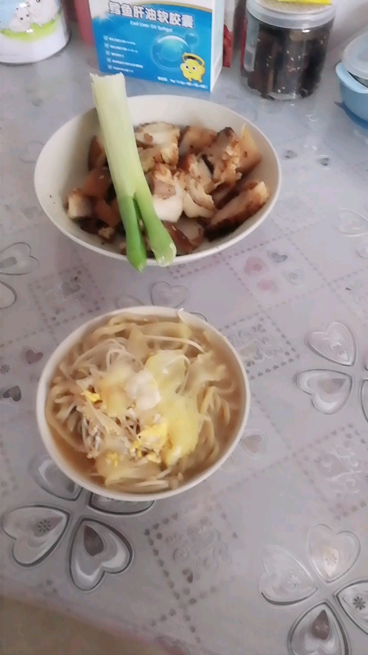 今天吃面条