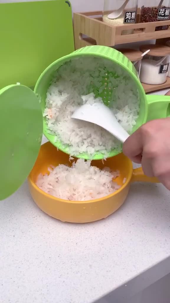 菜馅挤水器,这设计太实用方便了!