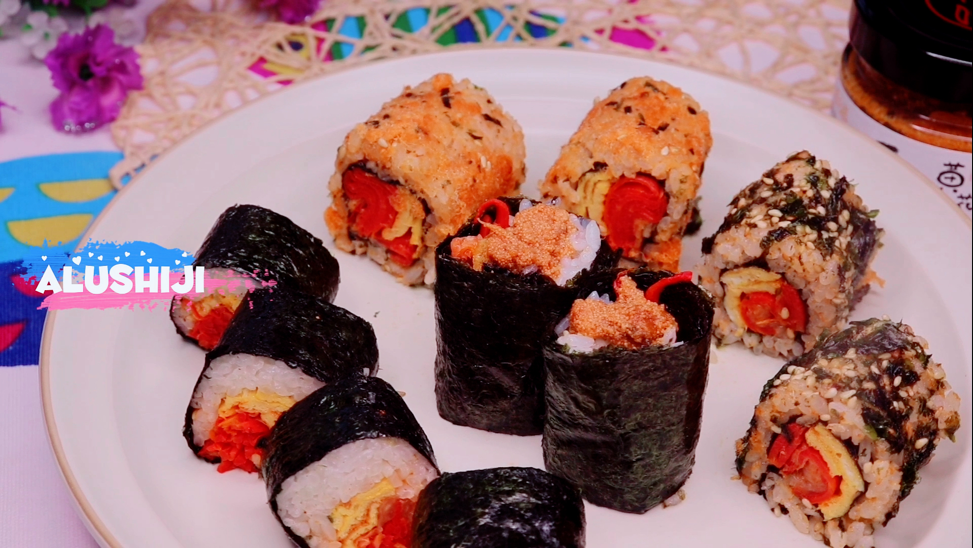 #自制美食#鱼子酱寿司好好吃喜欢美食的饱饱们记得双击哦～