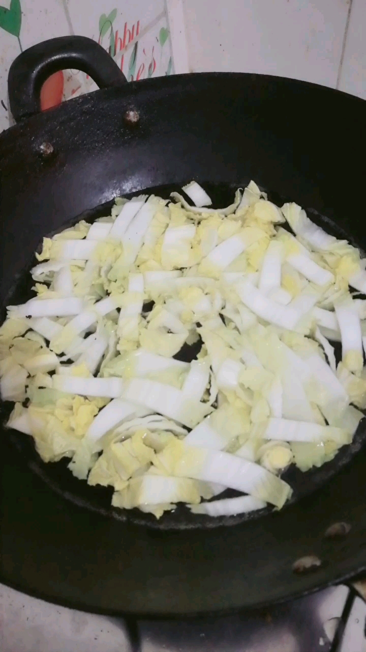 减肥晚餐,纯水煮白菜,减肥的美女看过来