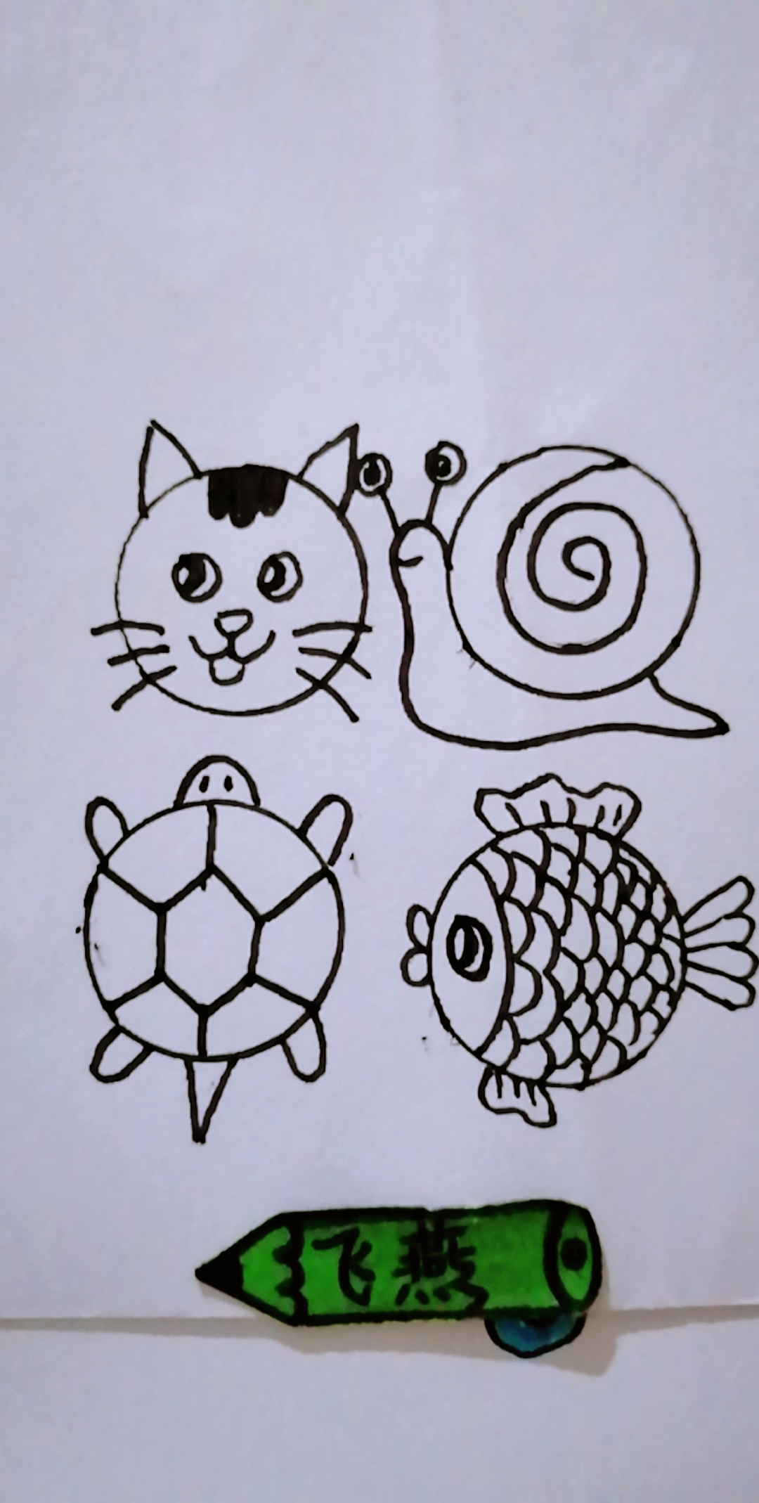 圆形简笔画