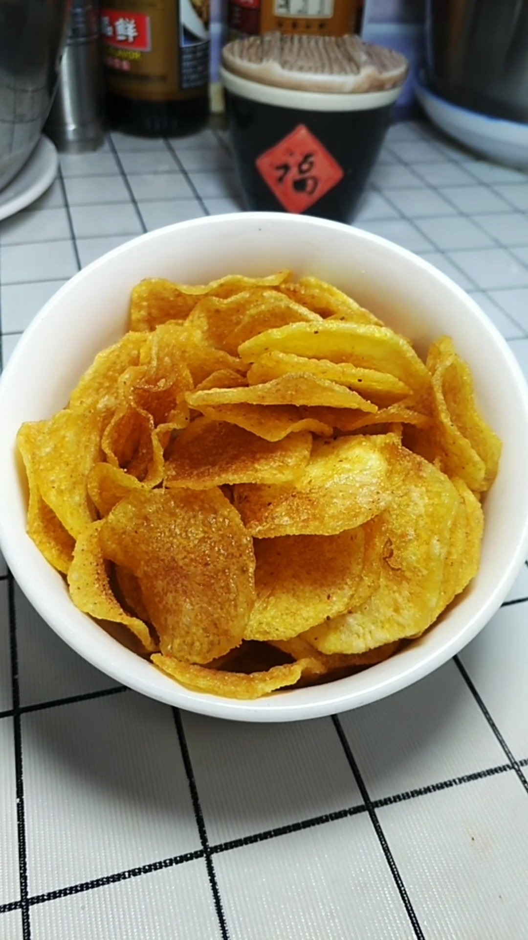 #自制美食#炸薯片教程
