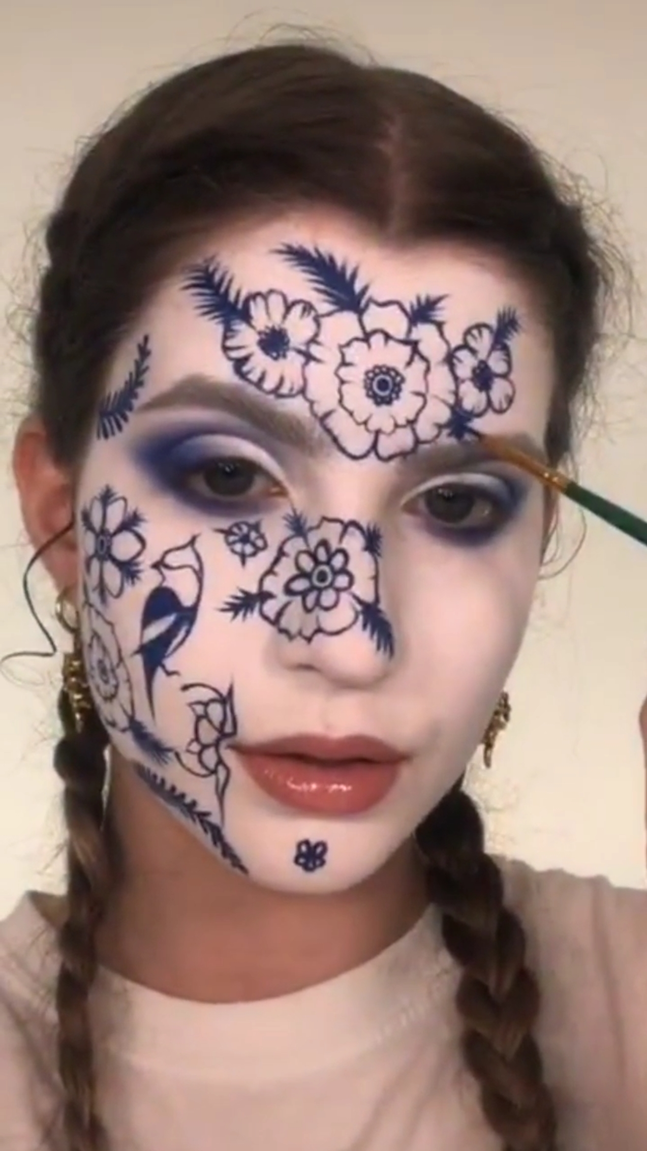 #我要变好看#青花瓷妆容