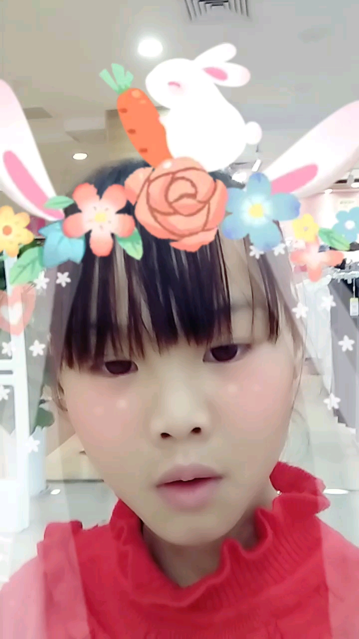 可爱的小白兔。