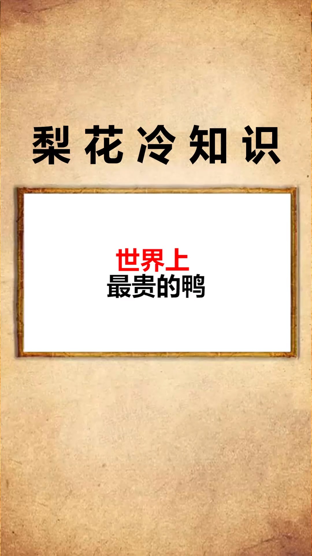 #我要上热门#世界上最贵的鸭