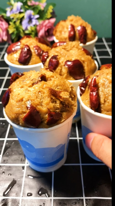 #自制美食#这样做的枣糕,方便又美味,满口枣香,隔壁老王家小孩都馋哭啦。