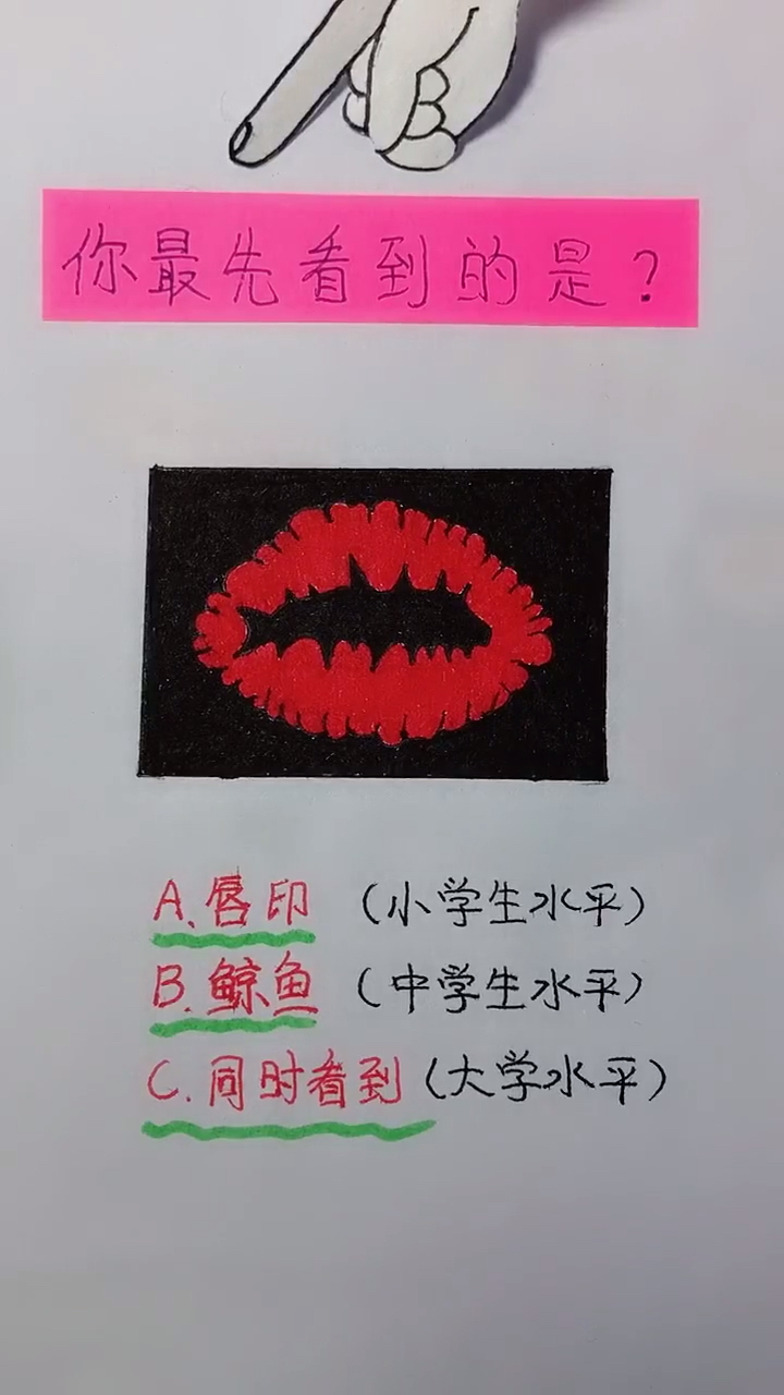 #卡通漫画#你最先看到了什么?