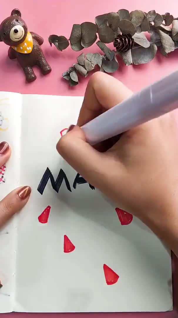 手账封面来啦~简单有好用,mark起来吧~简笔画手帐