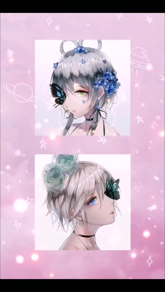 蝴蝶闺蜜头像
