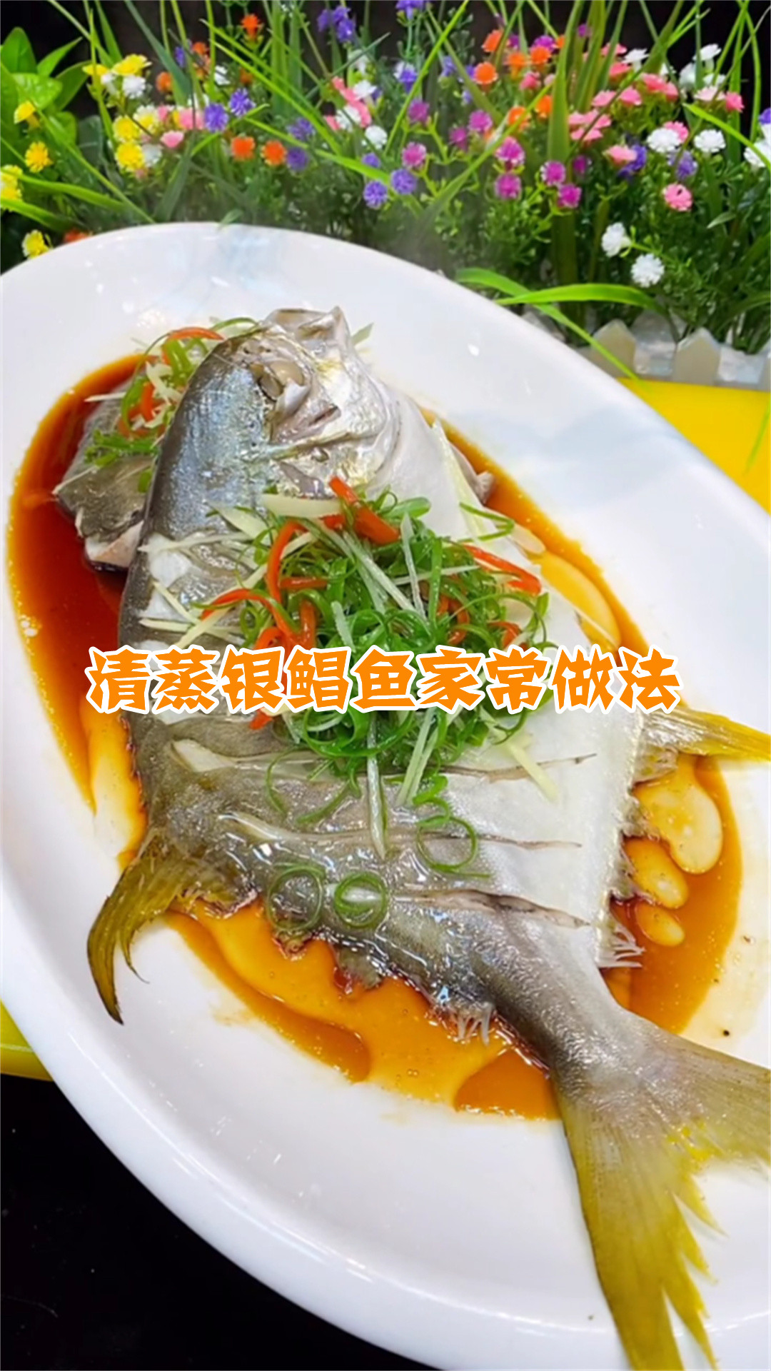 清蒸银鲳鱼家常做法