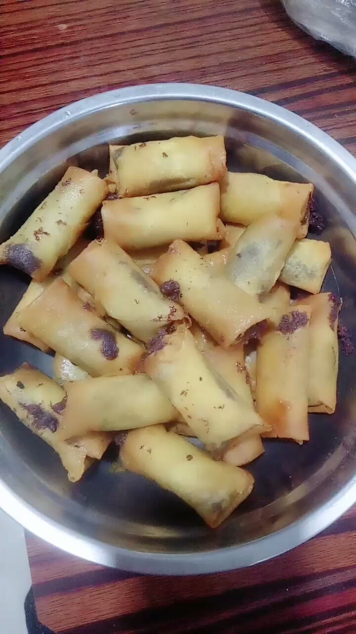 豆沙春卷