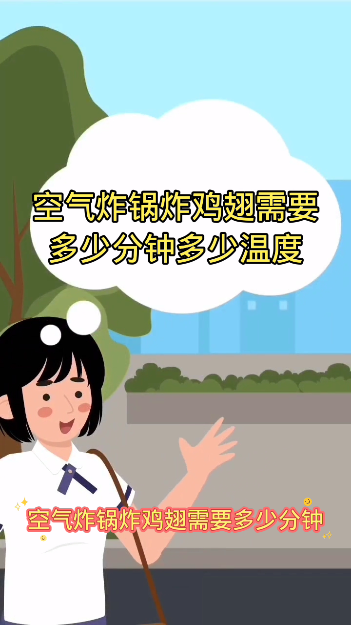空气炸锅炸鸡翅需要多少分钟多少温度?