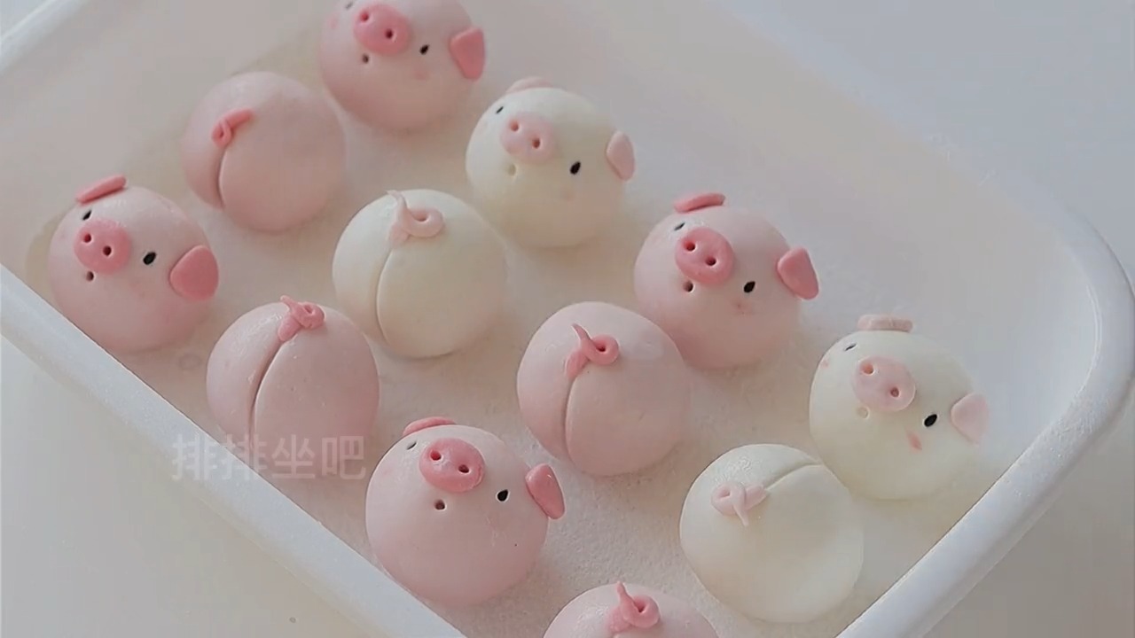 #巧克力脆皮汤圆#7..今天的猪猪巧克力汤圆 可爱到犯规