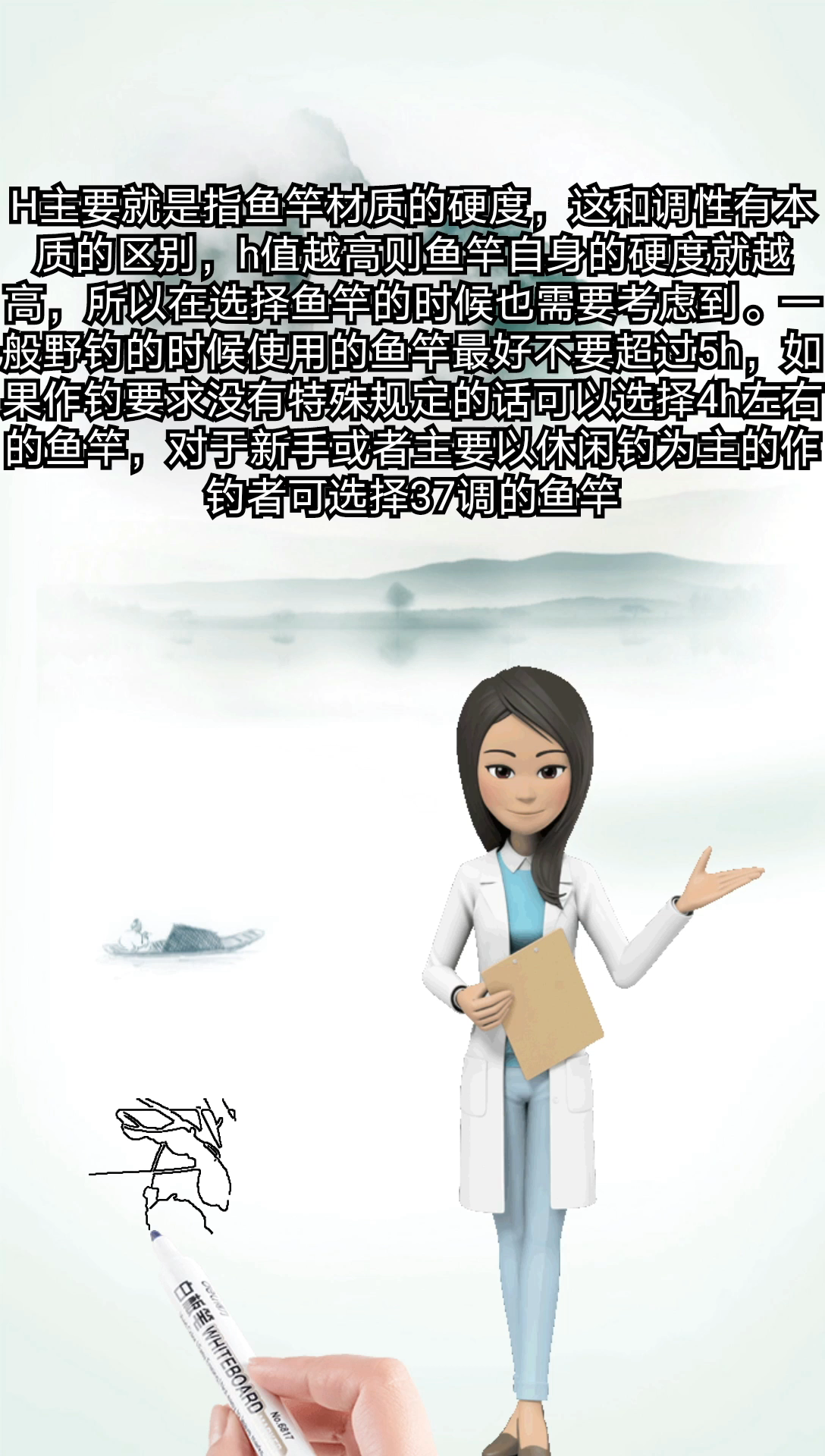 鱼竿h是什么意思?几H竿子好
