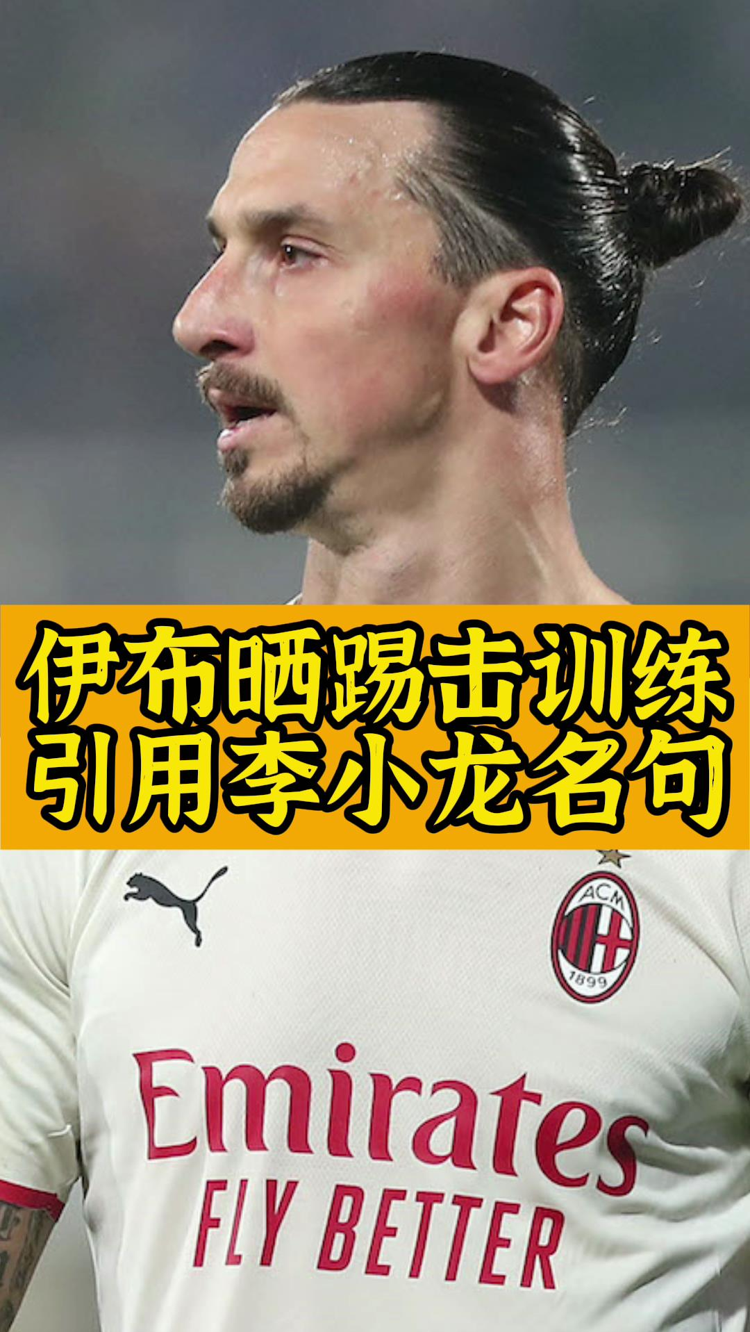 #伊布#伊布晒踢击训练,引用李小龙名句