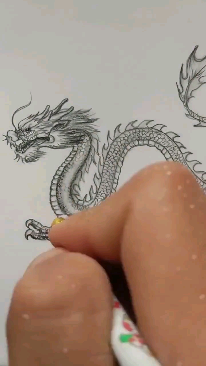 简笔画!教你画龙