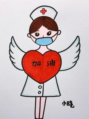 #武汉加油中国加油 #简笔画 #我要上热门 