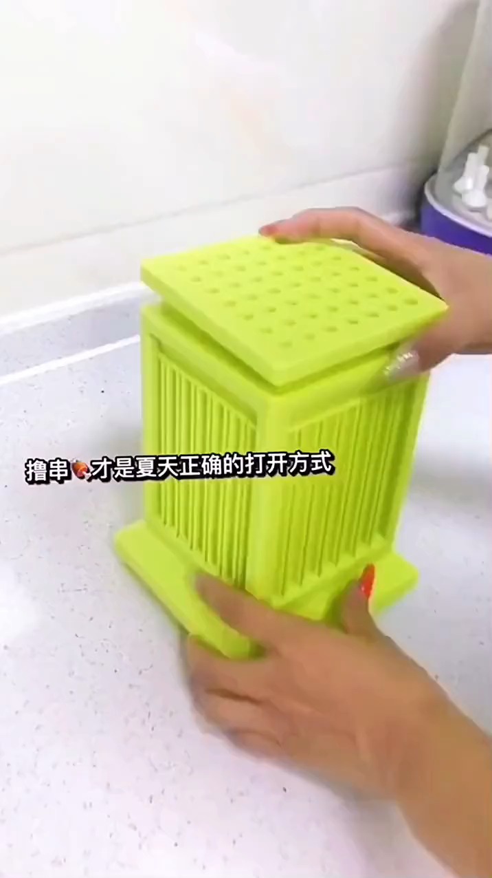 自从有了这个穿串神器再也不怕签子扎手了