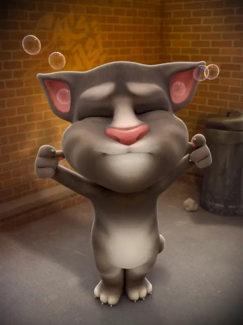 汤姆猫吹泡泡