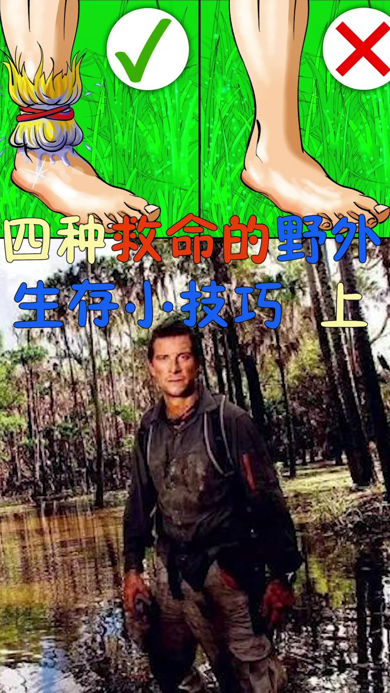 #野外生存技能#四种救命的野外生存小技巧上